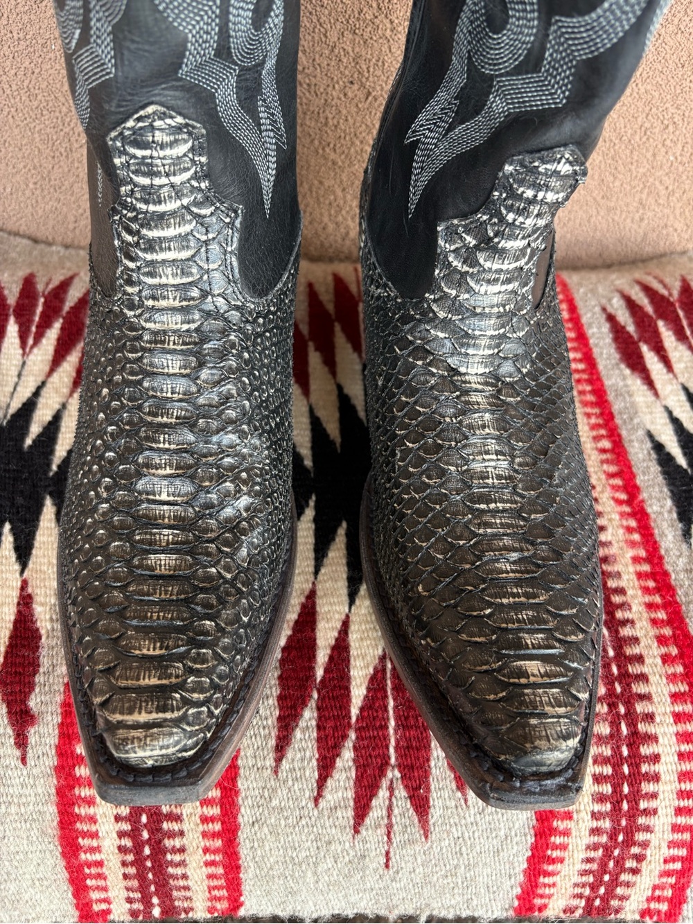 Freebird by Steven Black/Grey Python Western Boot - Picture 5 of 13